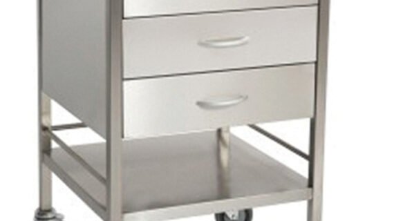 Nursing Trolleys with 3 Drawer