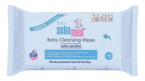 Sebamed Baby Wet Wipes 72'S Perfume free