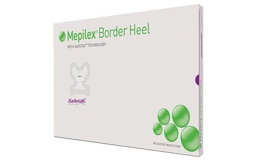 Mepilex Border Heel 18.5cm x 24cm/7.3in x 9.5in