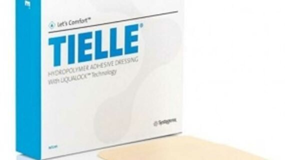 Tielle Hydropolymer Adhesive Wound Dressing, 15cm x 10cm