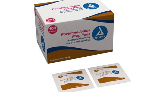 Povidone Iodine Prep Pads Bx/100