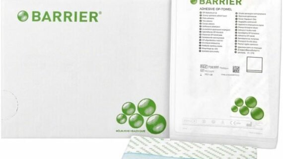 Barrier Adhesive Aperture Drape With Hole, 75cm x 90cm