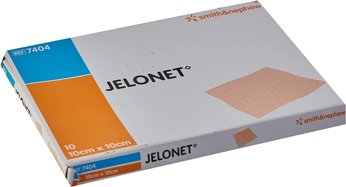 Jelonet Paraffin Gauze Dressing, 10cm x 10cm - Image 1