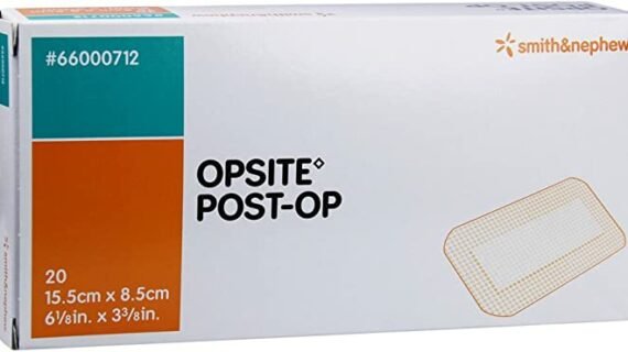 Opsite Post-Op Dressings, 15.5cm x 8.5cm, 20's/bx
