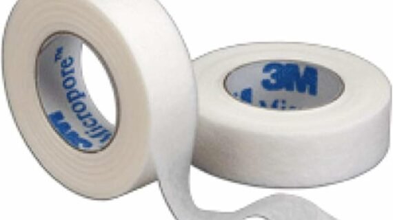 3m Micropore Paper Surgical Tape 1.25cm x 9.14m (1/2in x 10yds)