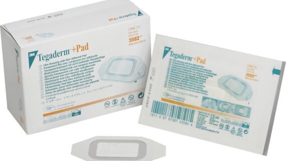 3m Tegaderm + Pad Transparent Dressing With Absorbent Pad 3582