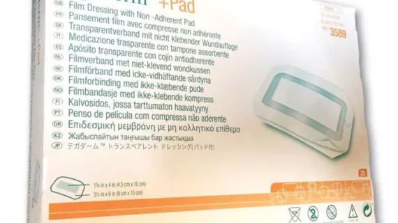 3m Tegaderm + Pad Transparent Dressing With Absorbent Pad 3589, 9cm x 15cm