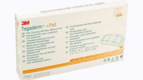 3m Tegaderm + Pad Transparent Dressing With Absorbent Pad 3590, 9cm x 20cm