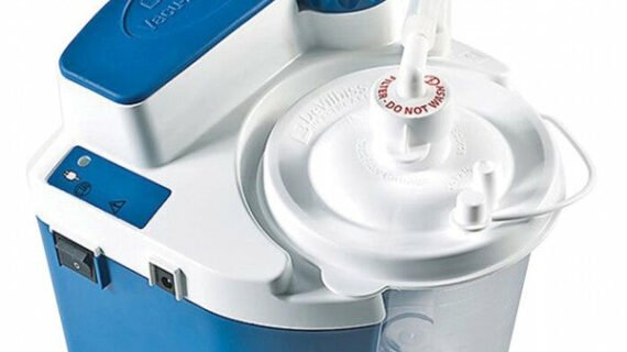 Devilbiss Vaccu-Aide QSU (Quiet Suction Unit) with Battery and Reusable + Container
