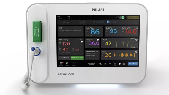 Philips - EarlyVue VS30 Vital Signs Monitor