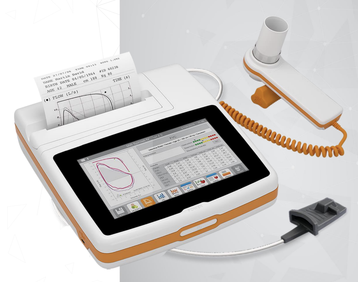 SPIROLAB All-in-one Spirometer with 7" display - Image 1