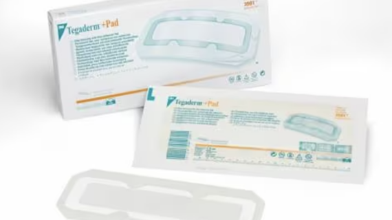 3M Tegaderm +Pad Film Dressing with Non-Adherent Pad 9x25cm (3591)
