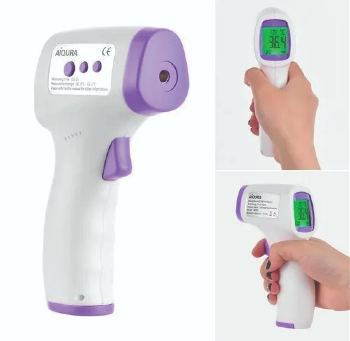 AIQURA Non-Contact Infrared Thermometer Non-Contact Infrared Thermometer - Image 1
