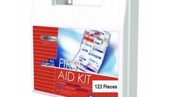 All Purpose First Aid Kit, 25 Person (123 Pieces)
