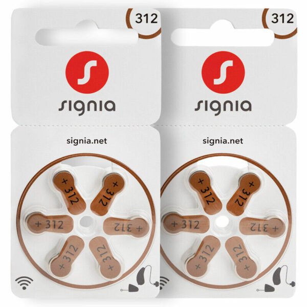 Signia Hearing Aid Batteries 312