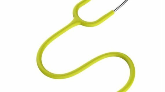 3M Littmann Stethoscope Classic III Lemon-Lime Tube Standard Finish - 5839