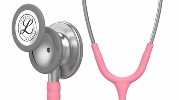 3M Littmann Stethoscope Classic III Rose Pink Tube With Standard Finish - 5639