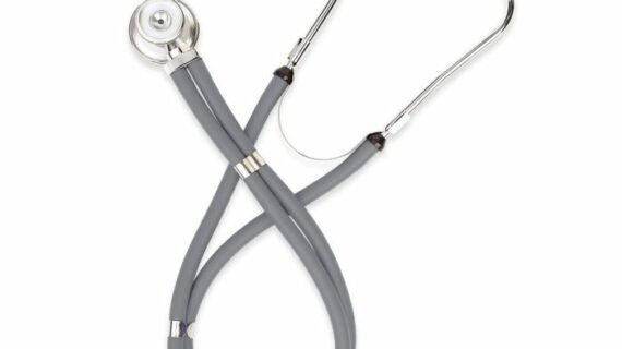 B.WELL WS-3 GREY STETHOSCOPE WITH GBOX SPRAGUE RAPPAPORT