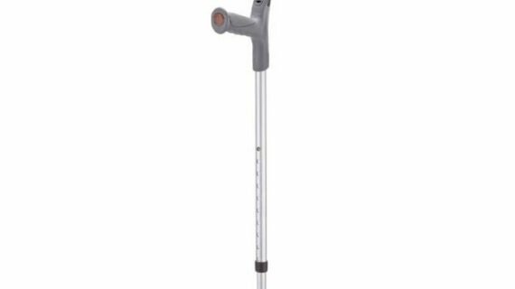 DOUBLE ADJUSTABLE FOREARM CRUTCHES PAIR - DRIVE DEVILBISS